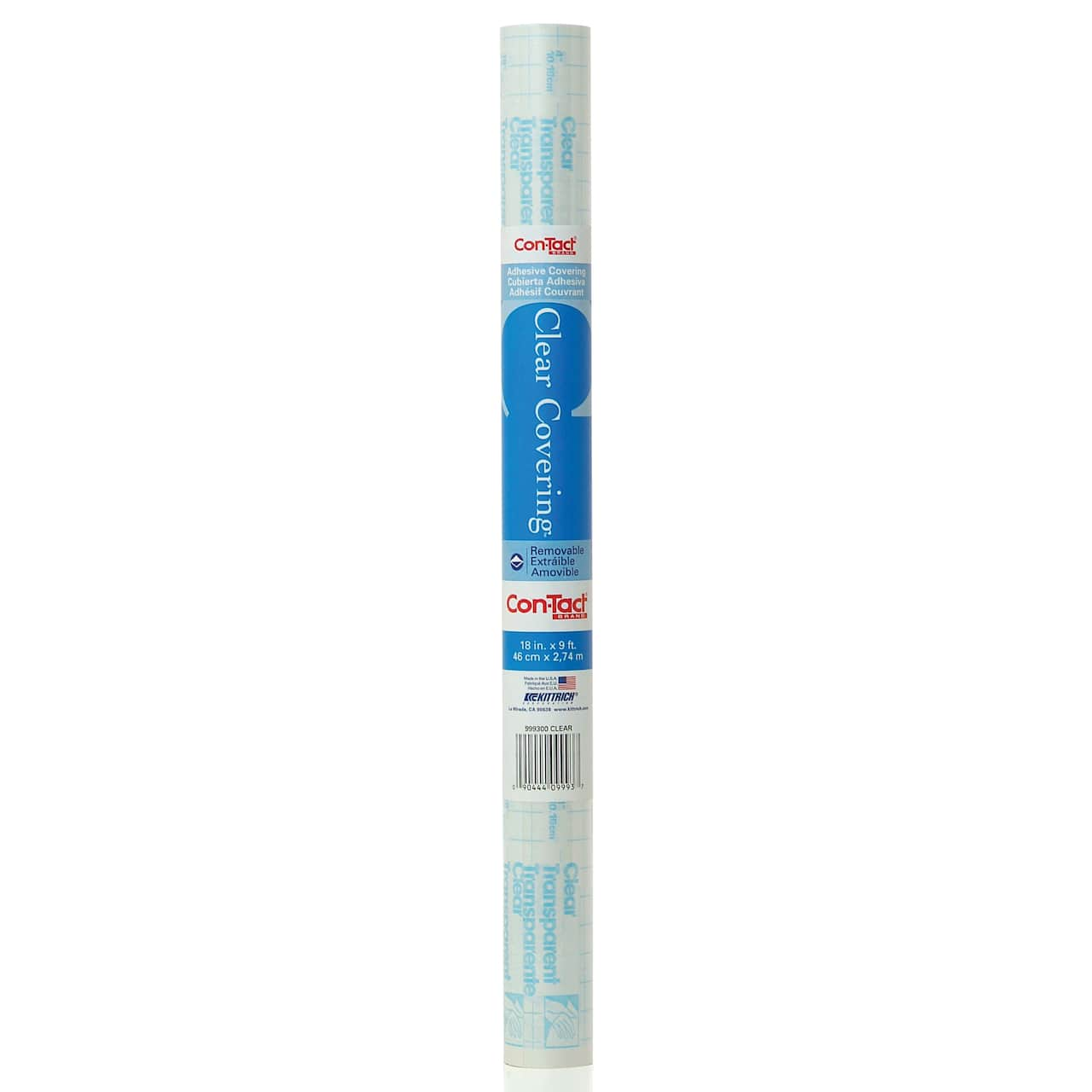 Contact Adhesive Roll, Clear, 18 inch x 9', 6/Pkg